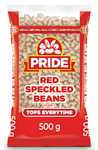 Pride Red Speckled Sugar Beans 500g