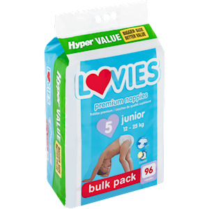 Lovies Premium Nappies (All Variants)