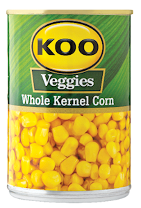 KOO Veggies Whole Kernel Corn 410g